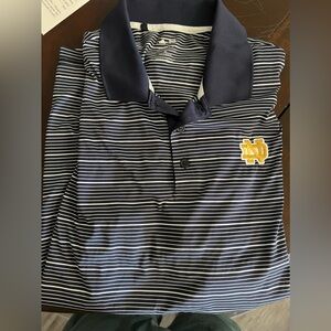 Men’s Adidas ClimaLite Notre Dame polo
